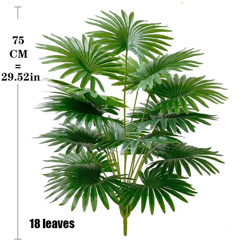 Artificial Tropical Palm Tree Large Potted Standing Nordic Style Ornament Decor
