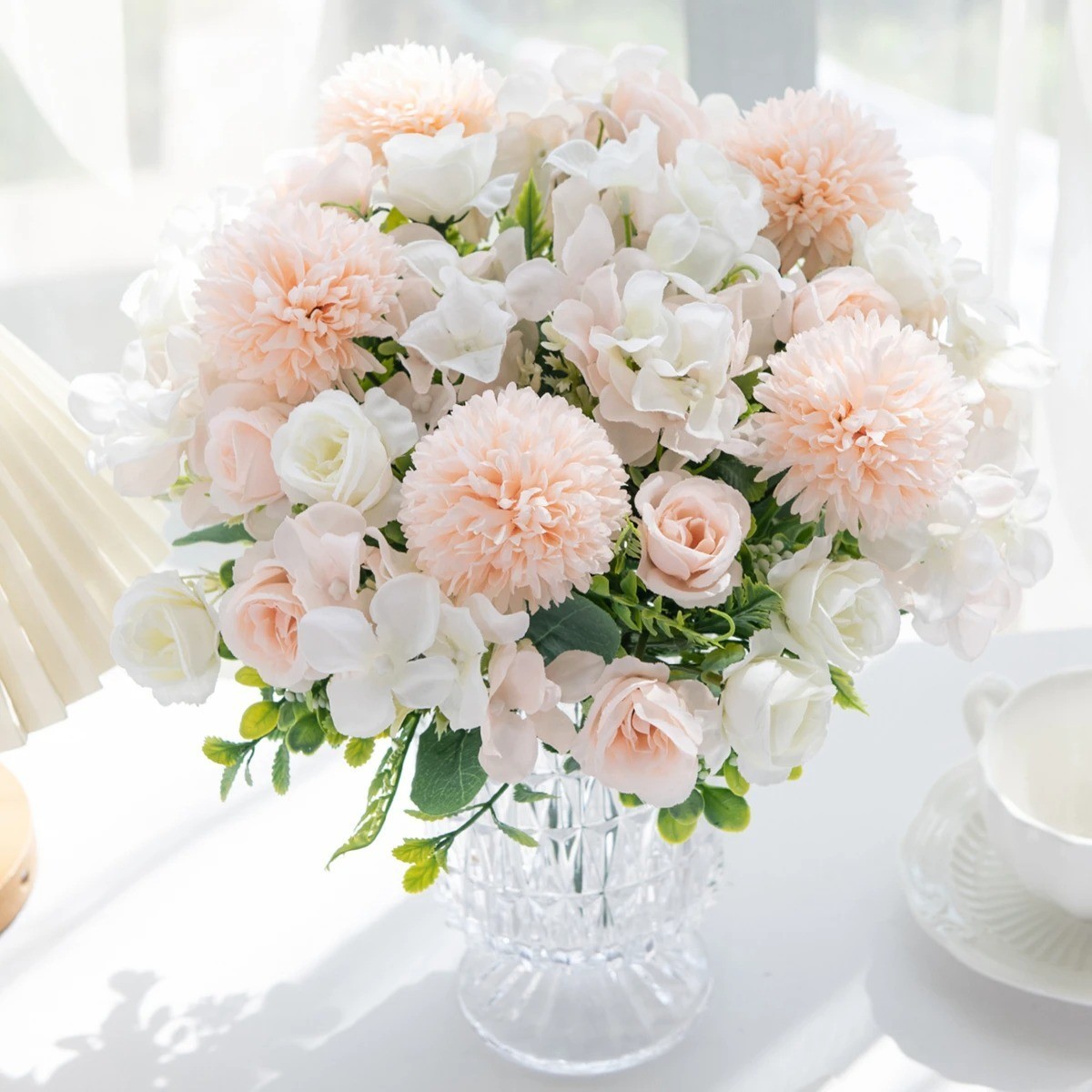 Artificial Rose Bouquet Silk Flowers Wedding Bridal Home Garden Decor Fake