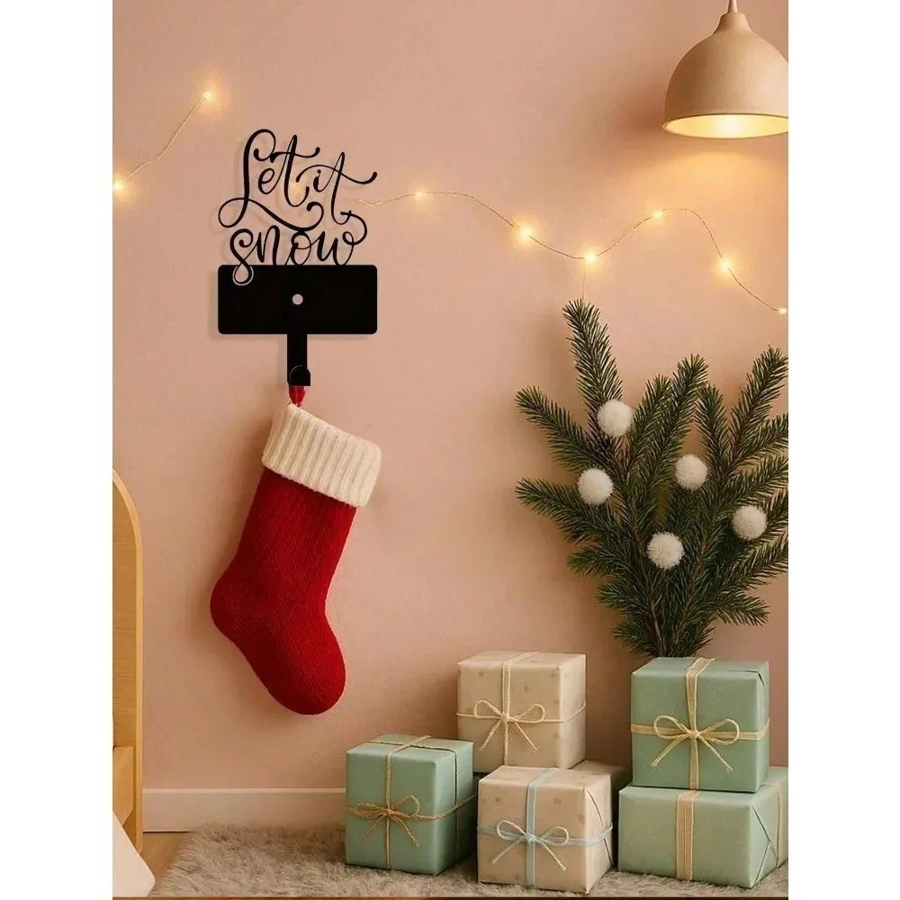 Snowflake Duty Wall Hooks Rustic Farmhouse Entryway Coat Key Organizer Decor