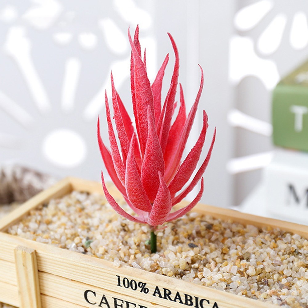 Fresh and Vibrant Artificial Aloe Plant Realistic Simulation Fake Flower