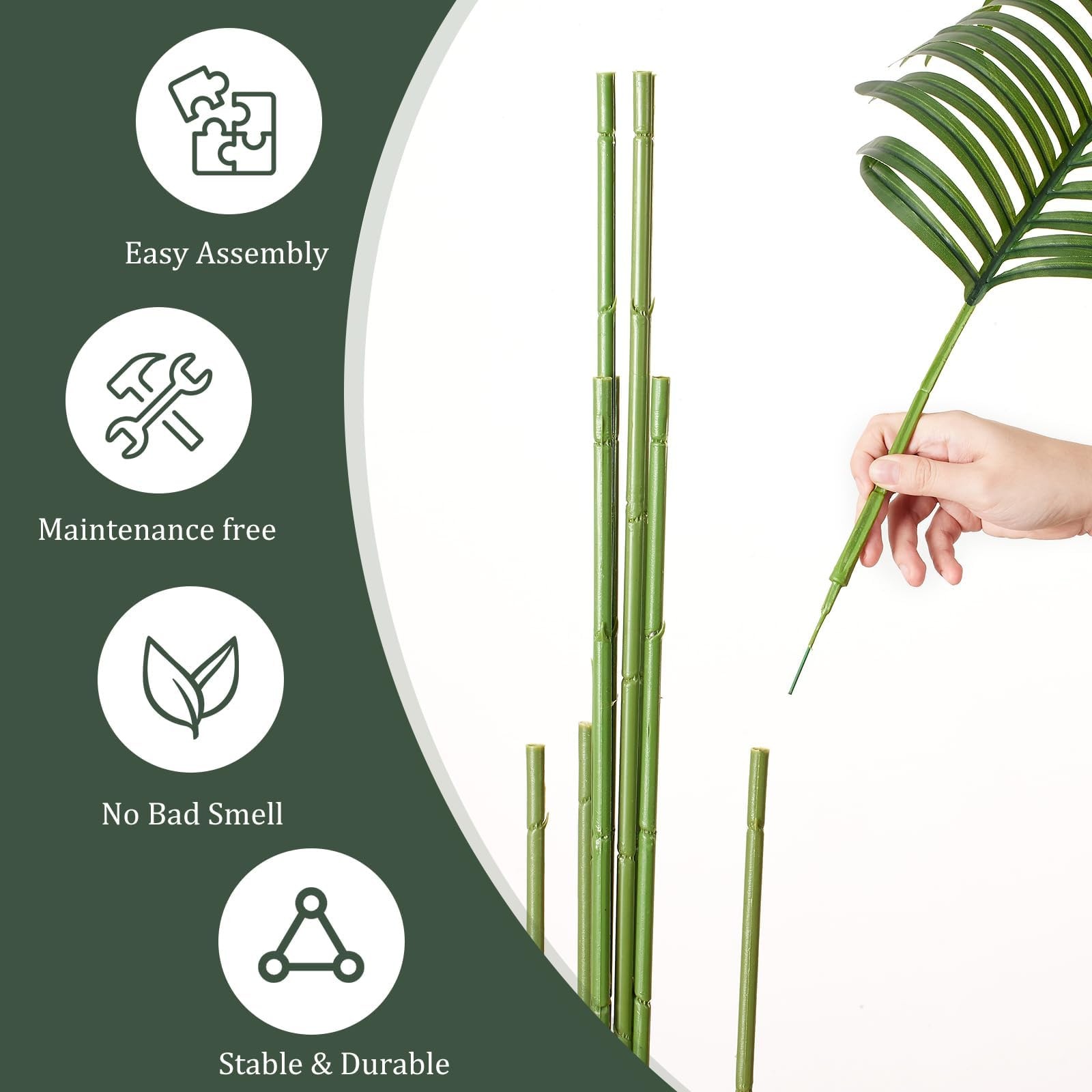 Artificial Palm Tree 5.5FT Tall Fake Tree Nearly Natural Large Tropical Faux …