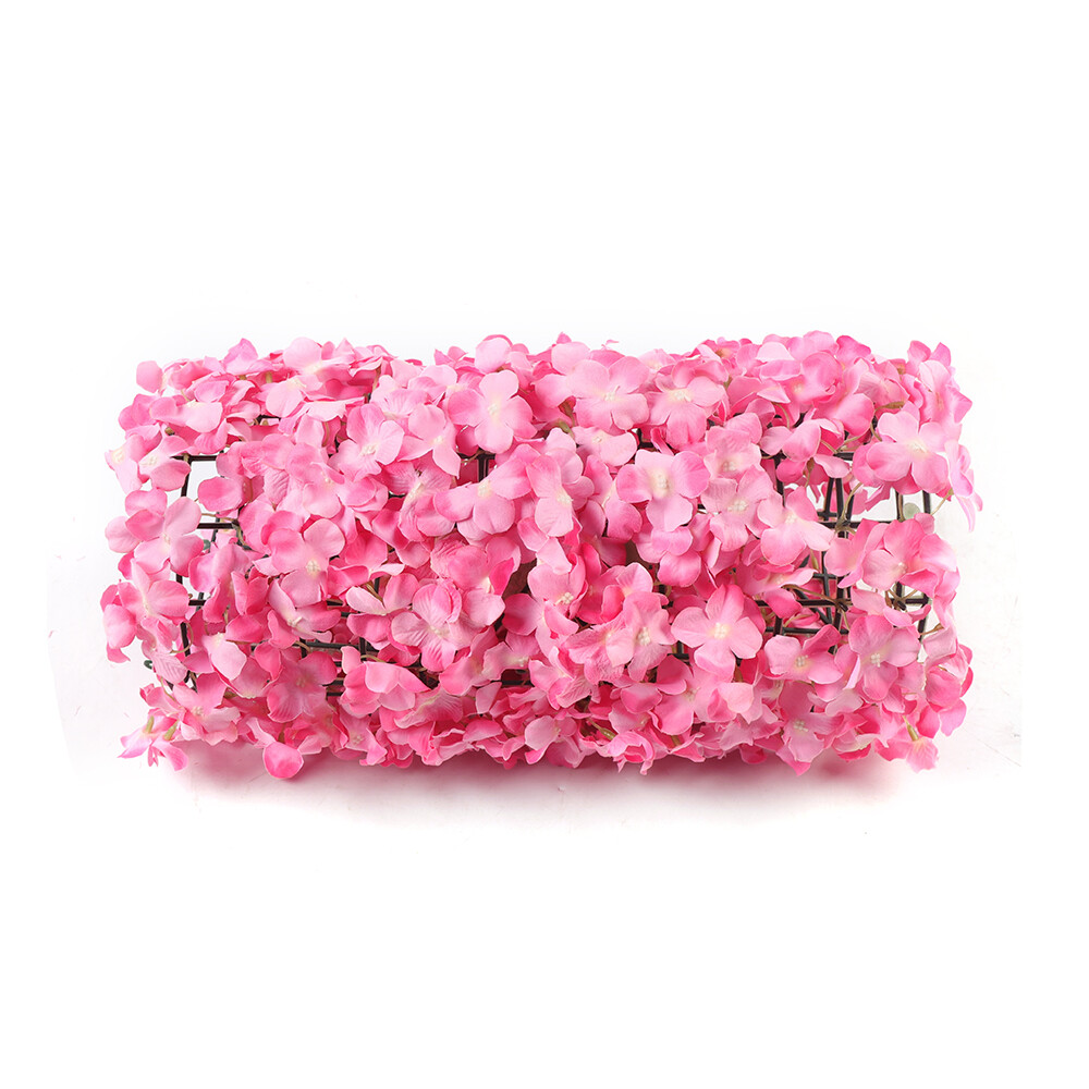 10/20Pcs Artificial Wedding Silk Flower Wall Decor Background Rose Floral Panels