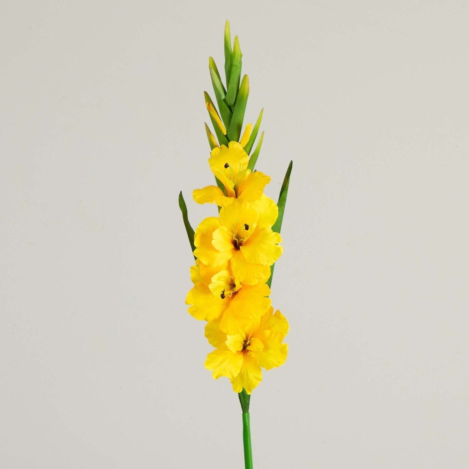 Set of 3 45in Artificial Gladiolus Flower Stems