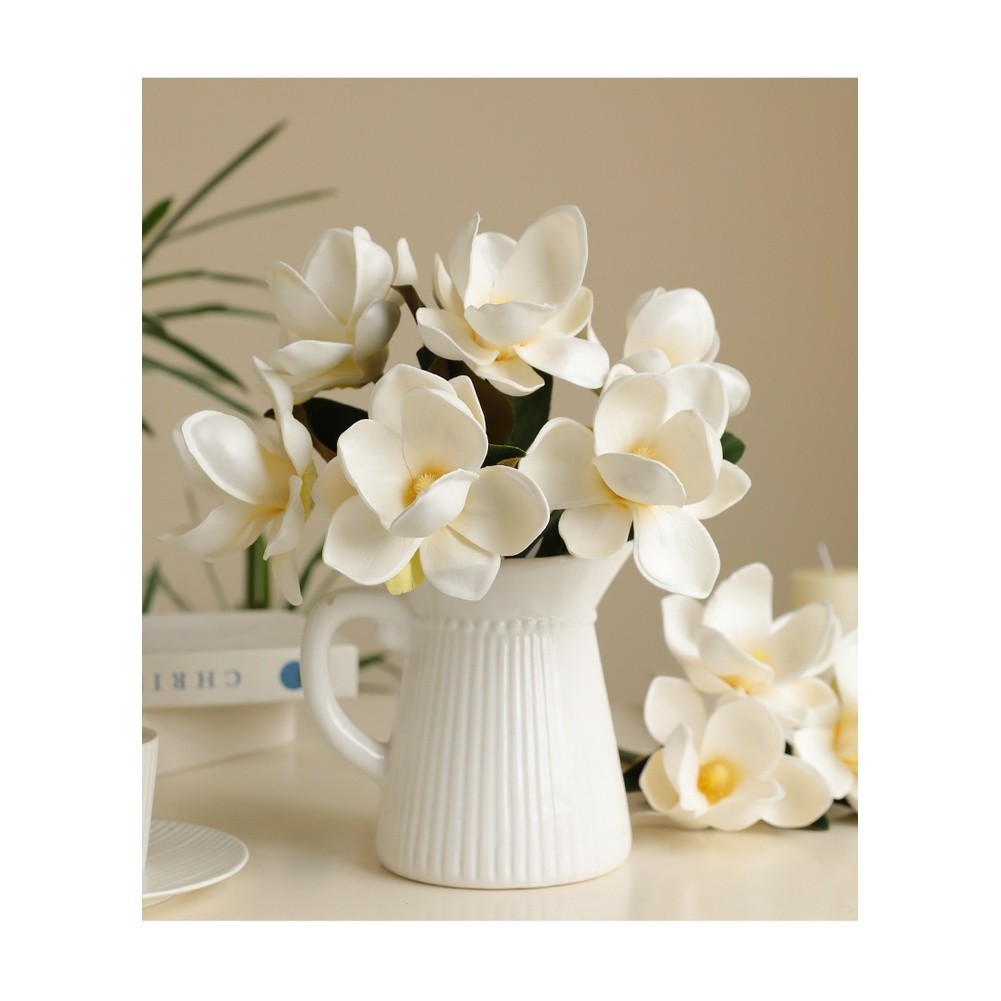 for magnolia Artificial Flower Bouquet for Wedding For Home Decor Photography