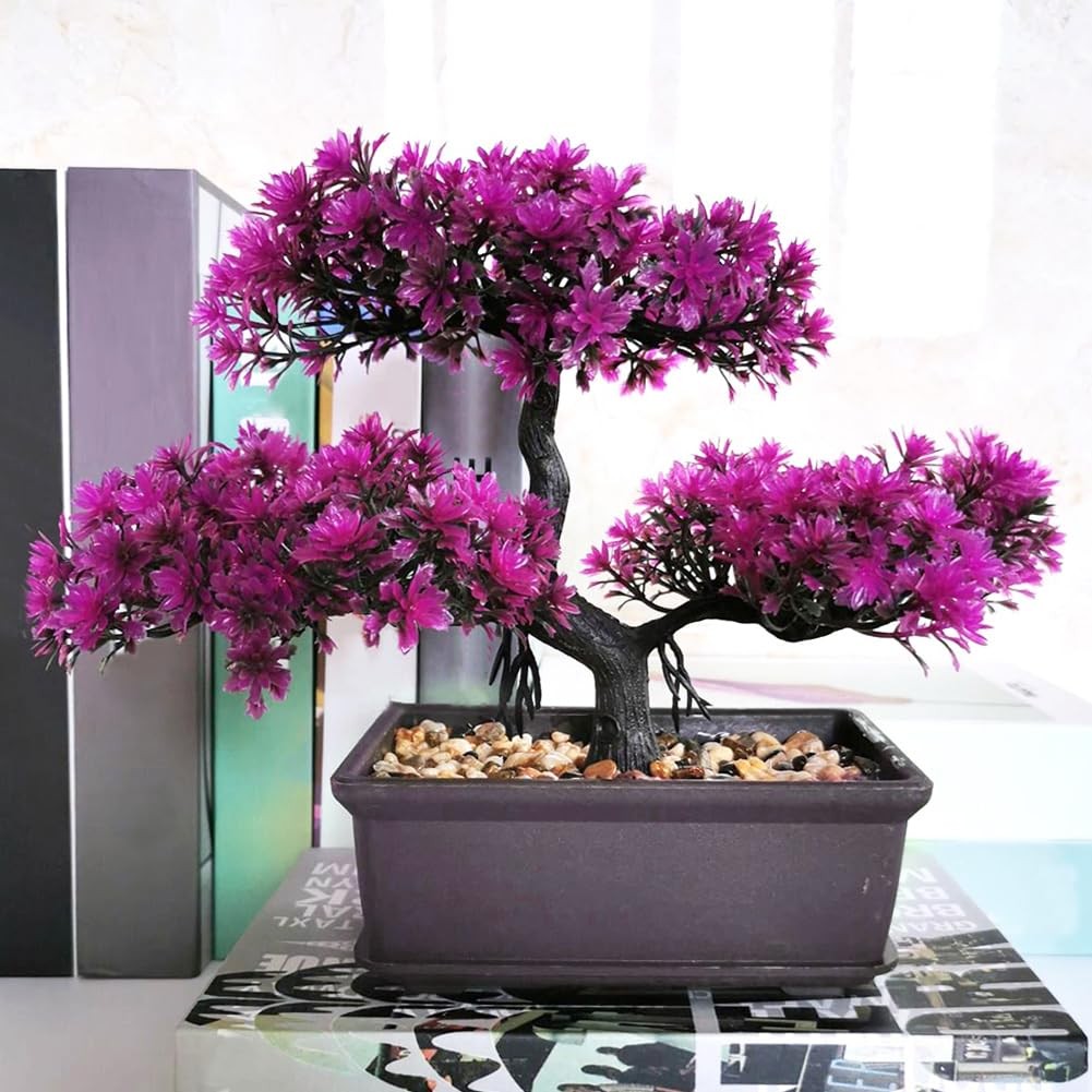 Bonsai Tree, Artificial Plants, Artificial Bonsai Tree Juniper Faux Plants, I…