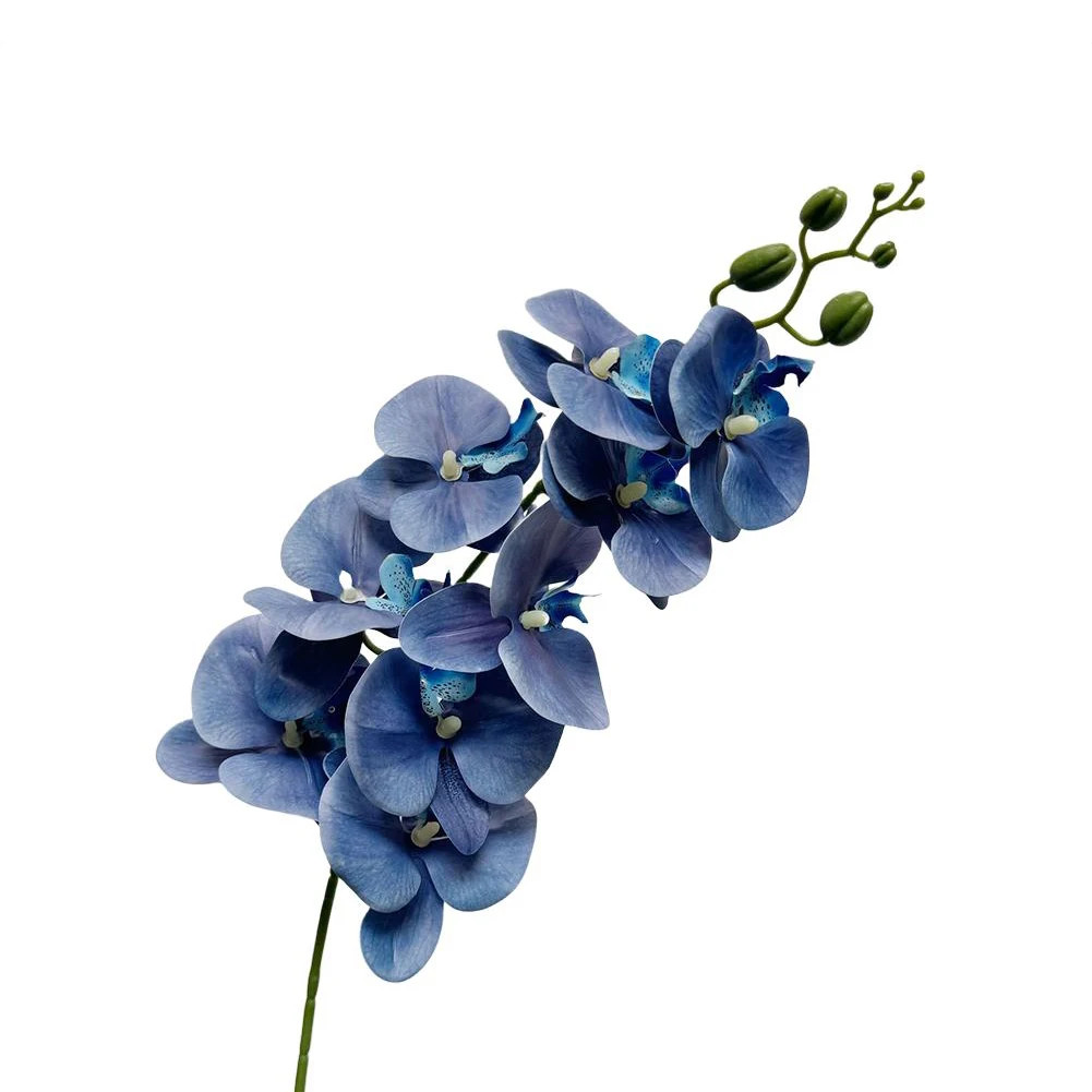 98Cm Long Phalaenopsis Artificial Flower Soft PVC Flowers Long-Lasting Beauty Re