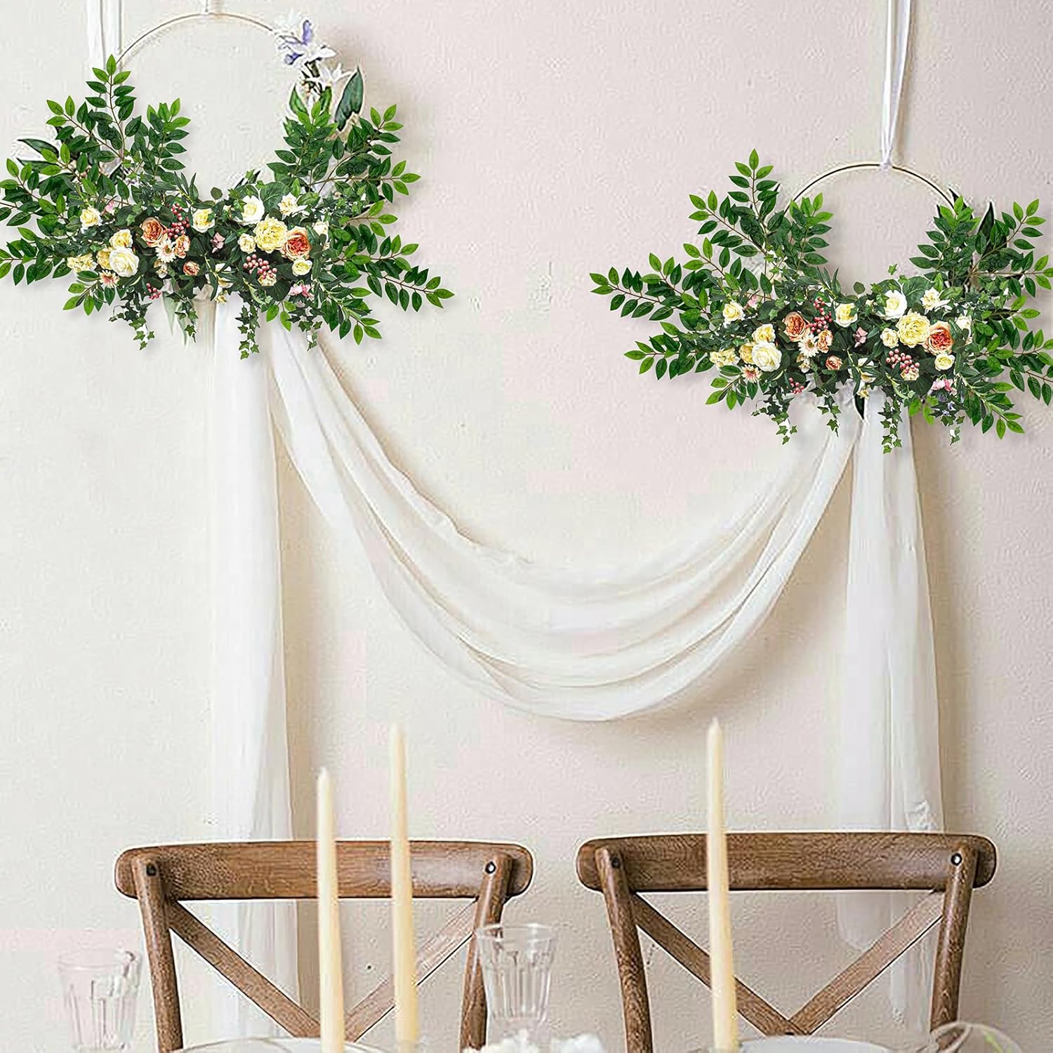 30 Bundles Faux Greenery Stems for Wedding Decor, Centerpieces & Home Use