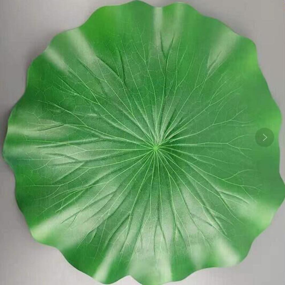 10*Artificial Fake Lotus Leaves Leaf-Water for lily Floating Pool Plant Garden