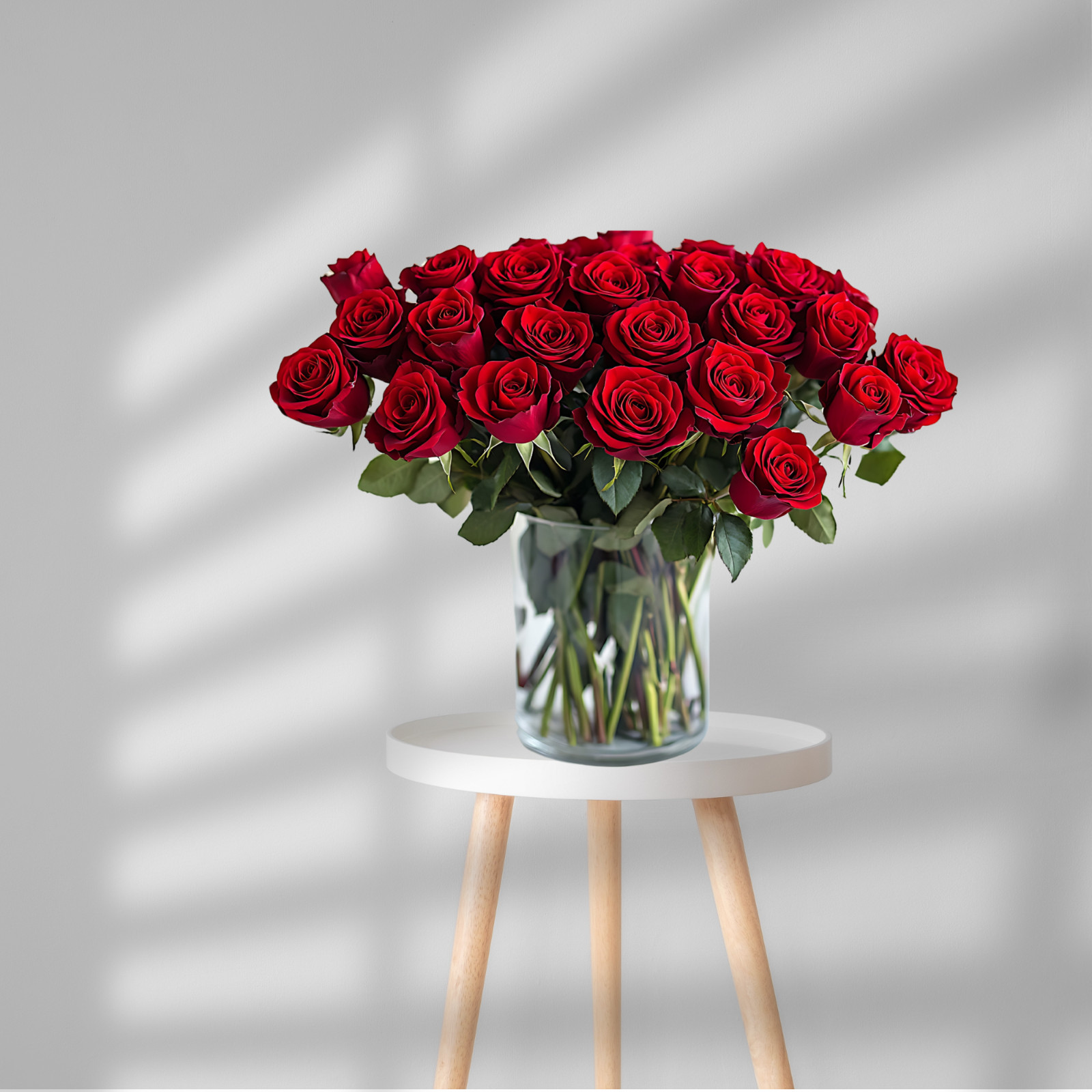 24 Real Premium Fresh Cut Red Roses – 24 Stems Fresh Flowers – Fresh Bouquets