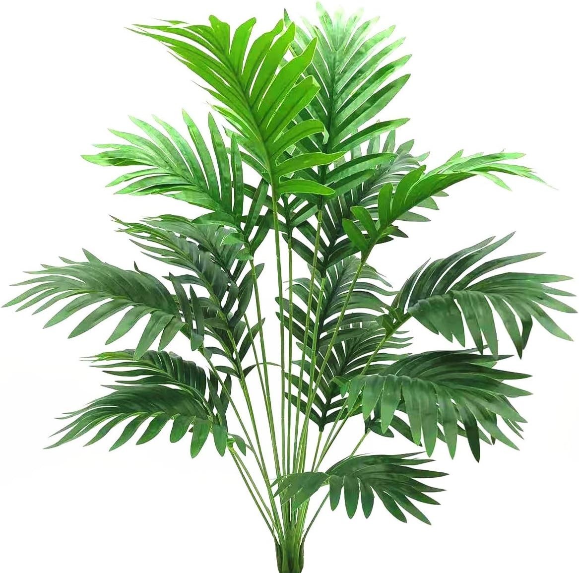 Chic 30″ Imitation Palm Fronds – Adjustable Fake Leaves for Any Space – 2 Pack