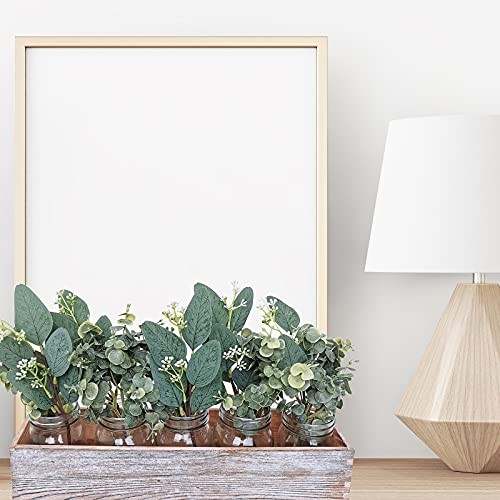 Mixed Eucalyptus Leaves Stems Bulk Artificial Eucalyptus Leaves Sprays Faux
