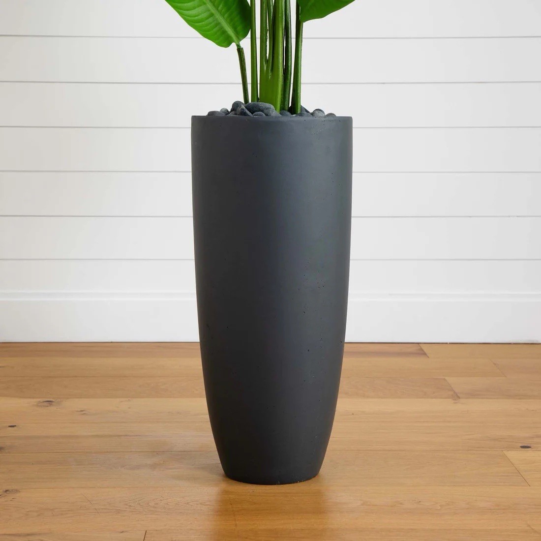 5’ Traveler’s Palm Artificial Tree in Gray Planter