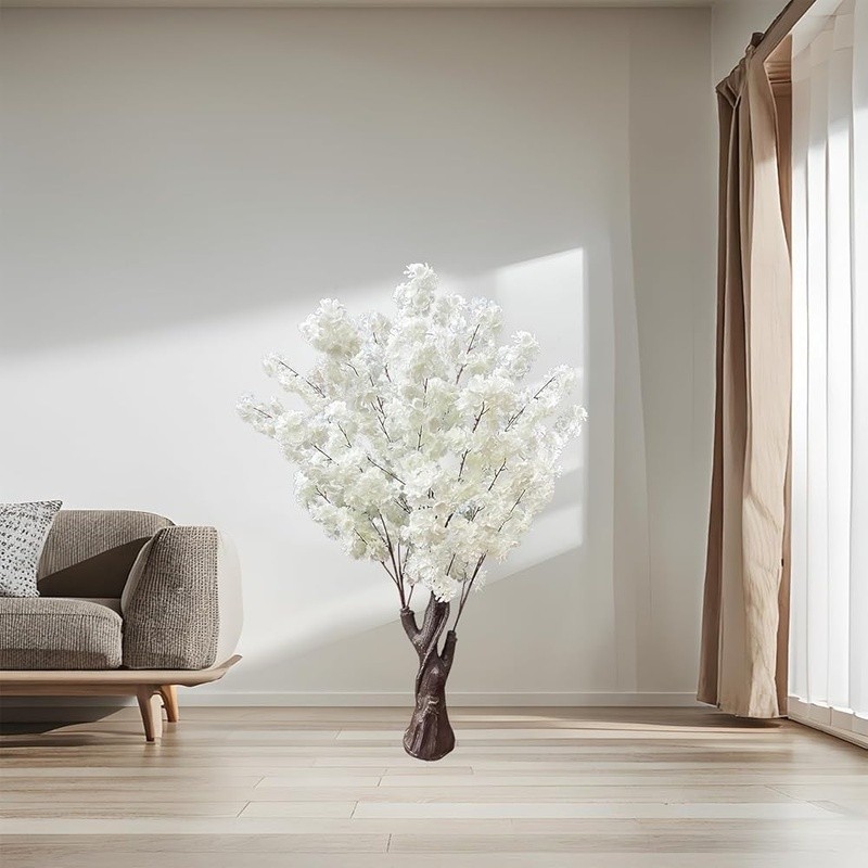 Artificial Cherry Blossom Tree Faux Flower Decoration Home Wedding Events New