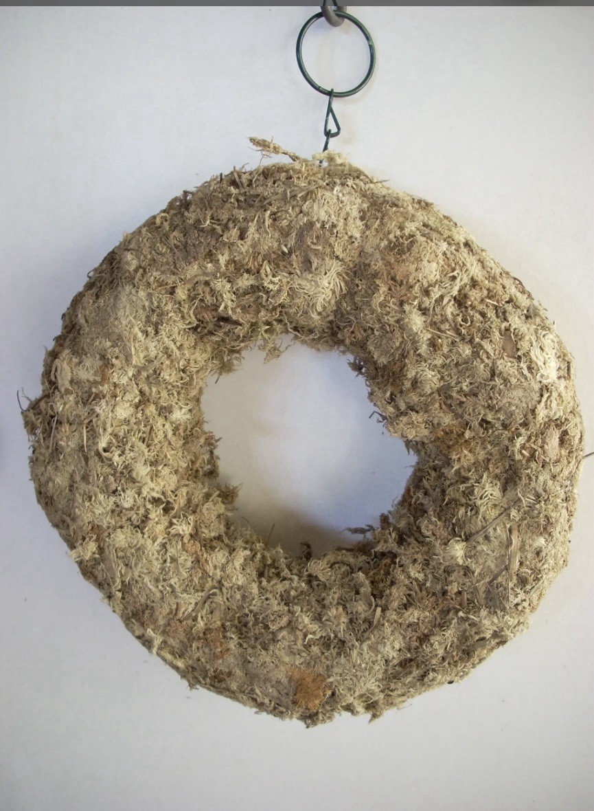 Sphagnum Moss Wreath 9” Diameter