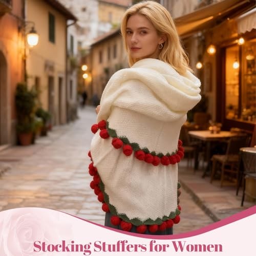 Bouquet Blanket 3D Rose Flower Blanket, Ultra-Soft & Breathable Throw Large