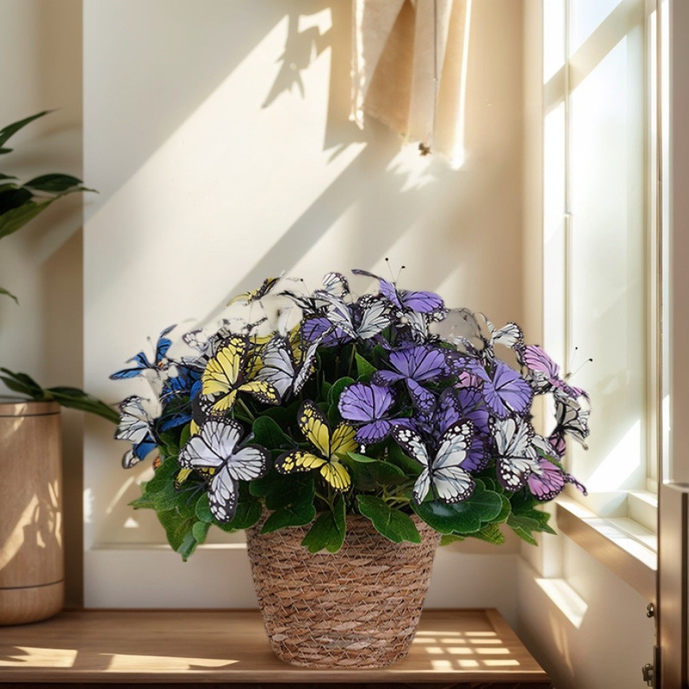 Butterfly Orchid Fake Flower 3D Printed for Wedding Table Centerpieces