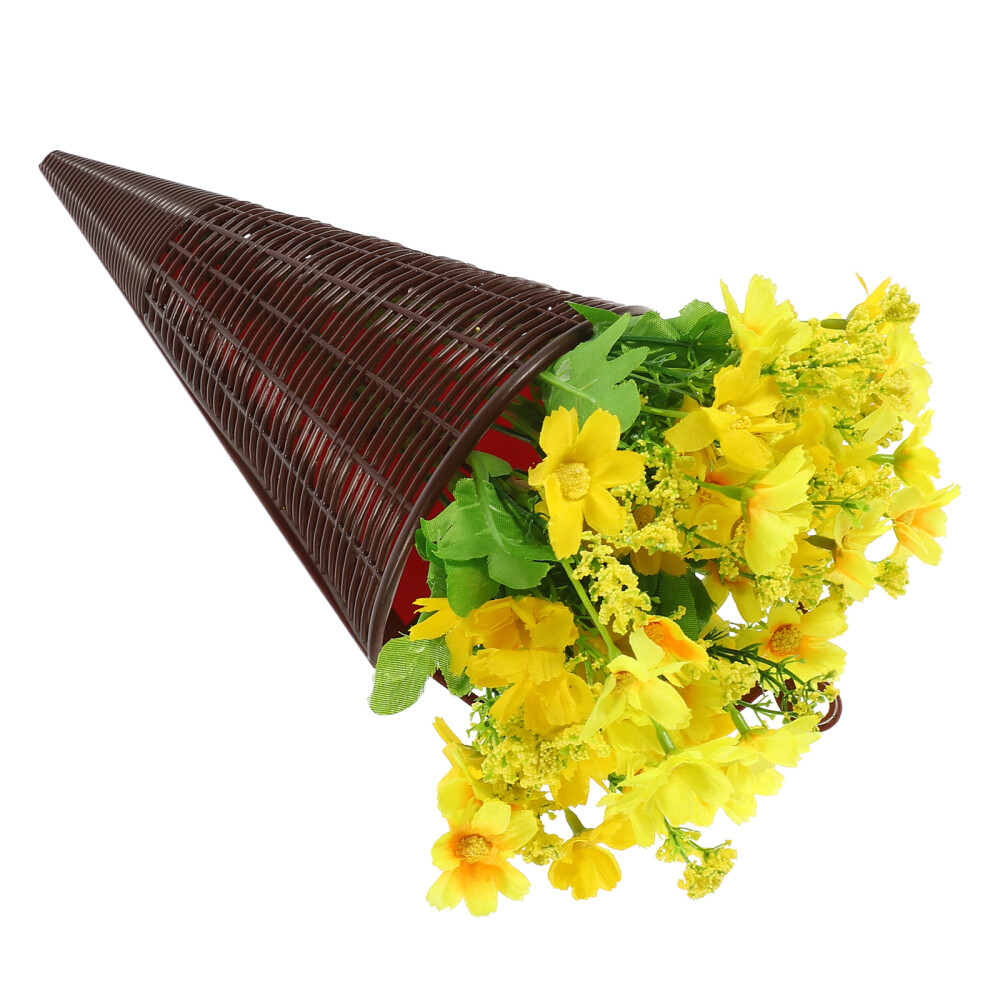 1PC Artificial Hanging Flower Basket Artificial Flowers Basket Front Door