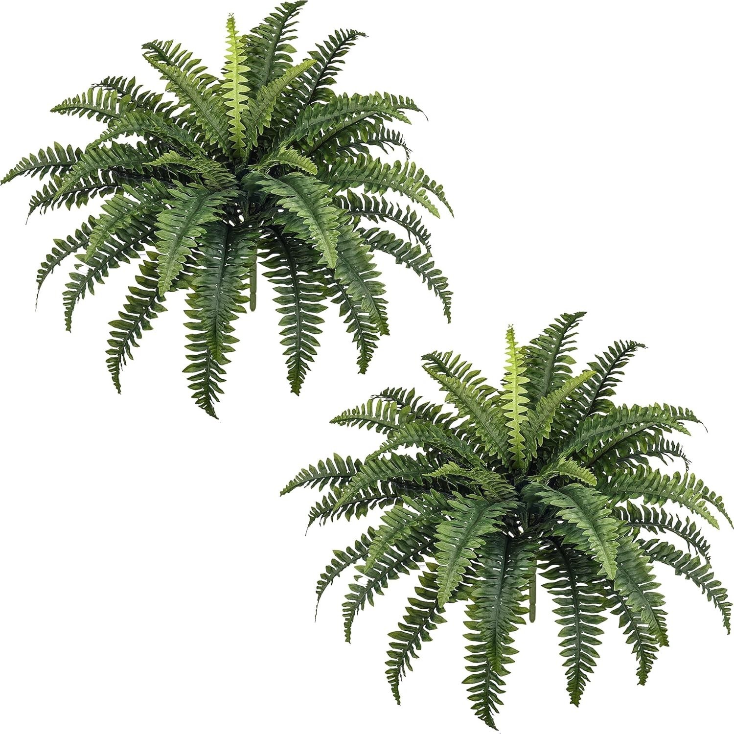 Zero Maintenance 35-Inch Fake Ferns – Pet Friendly & Eco-Friendly Set of 2