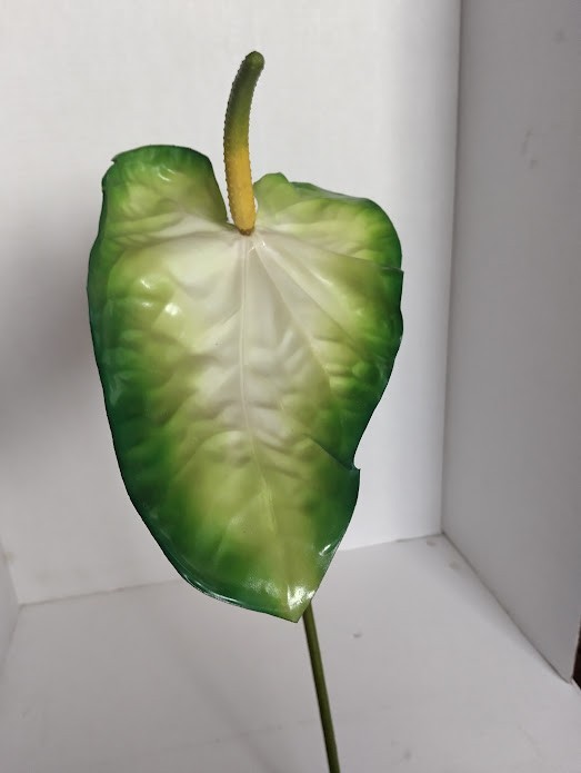 20″ Anthurium stem. Silk flower floral arrangements tropical Hawaiian flowers