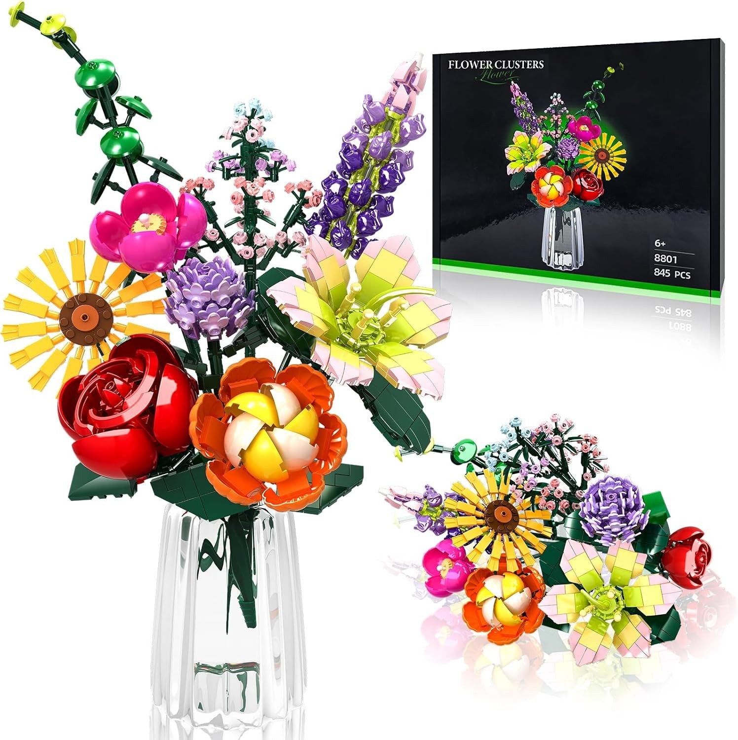 Adjustable Artificial Flower Building Kit – Perfect Gift for Floral Lovers