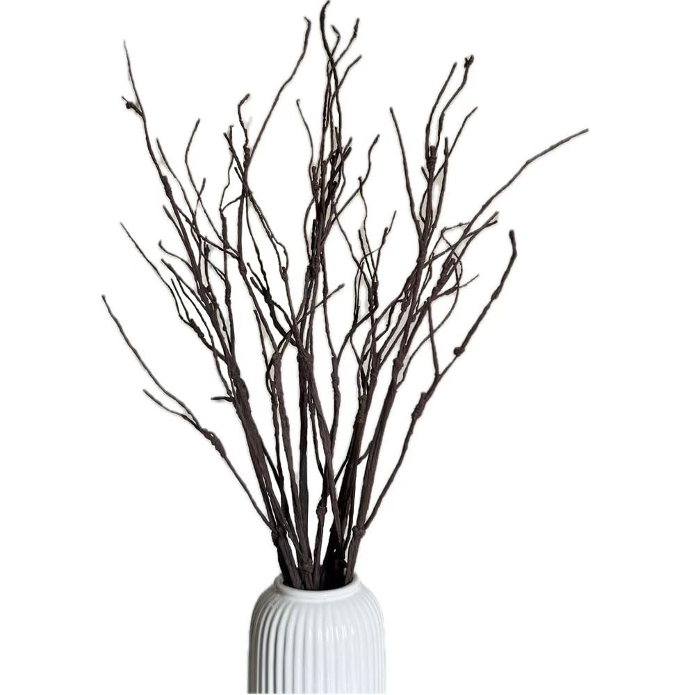 5PCS Artificial Lifelike Curly Willow Branches Decorative Dried Twigs 26 Inch…