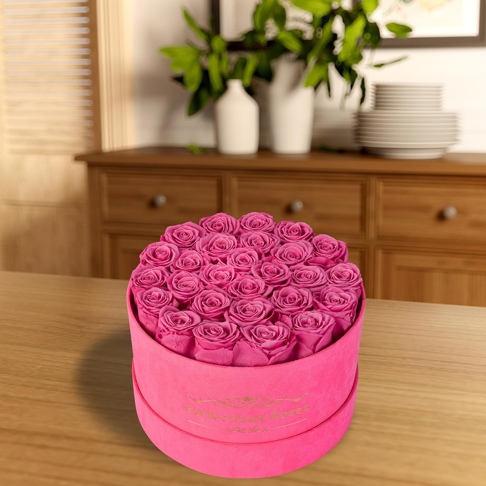27 Roses in a Box Mothers Day Rose Preserved Flowers for Her Flowers for Deli…