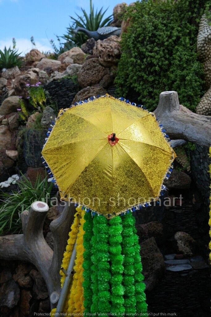 10 PC Artificial marigold indian Event Wedding Flower Garlands Vine Decorative