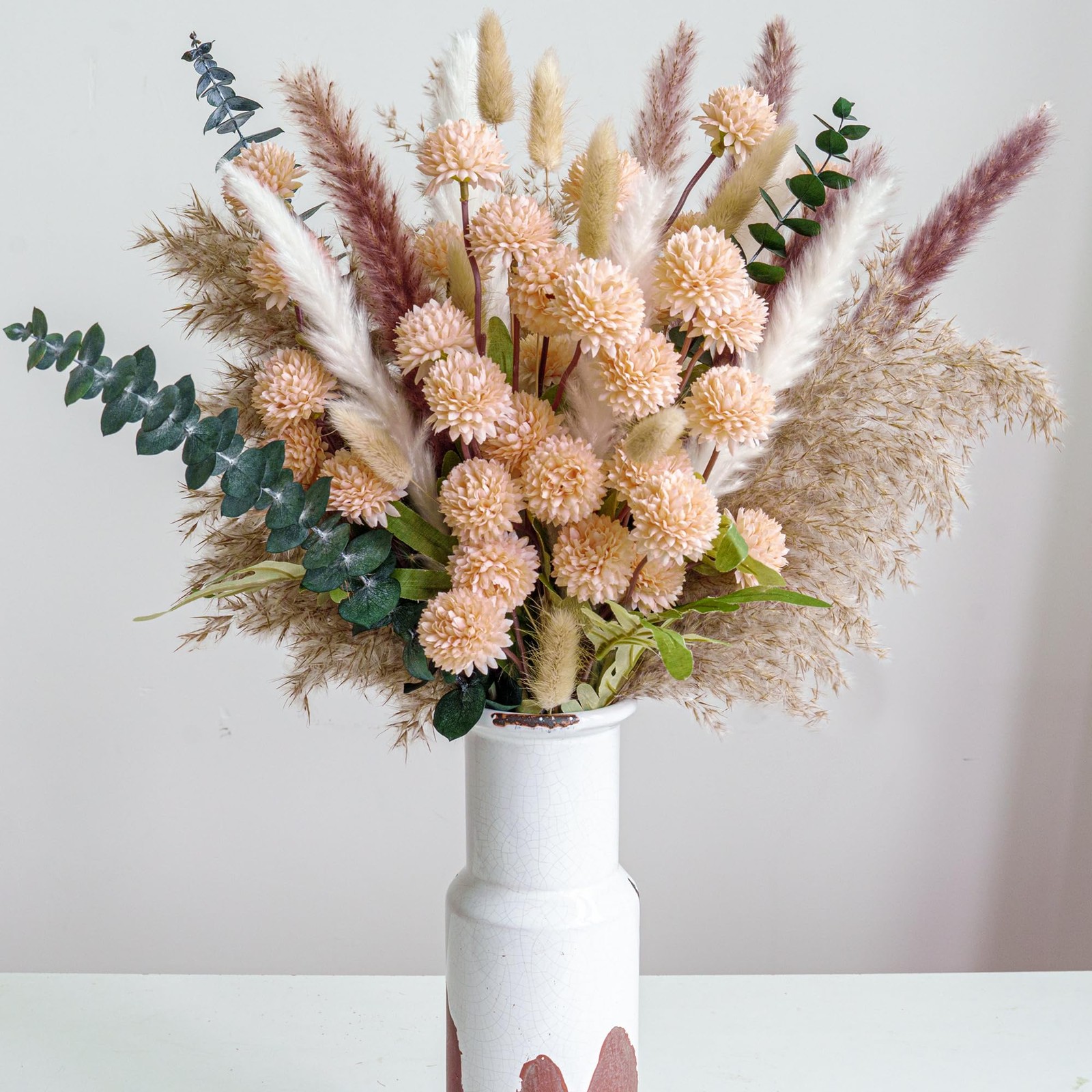 Simulation Flower Decor Faux Flower Arrangements Artificial Peonies