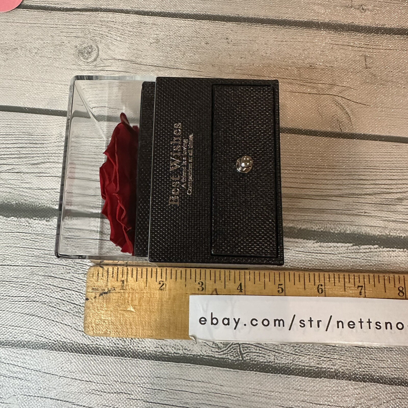 REAL Preserved Eternity Forever Rose Luxury Box Holiday Wedding Gift & Necklace