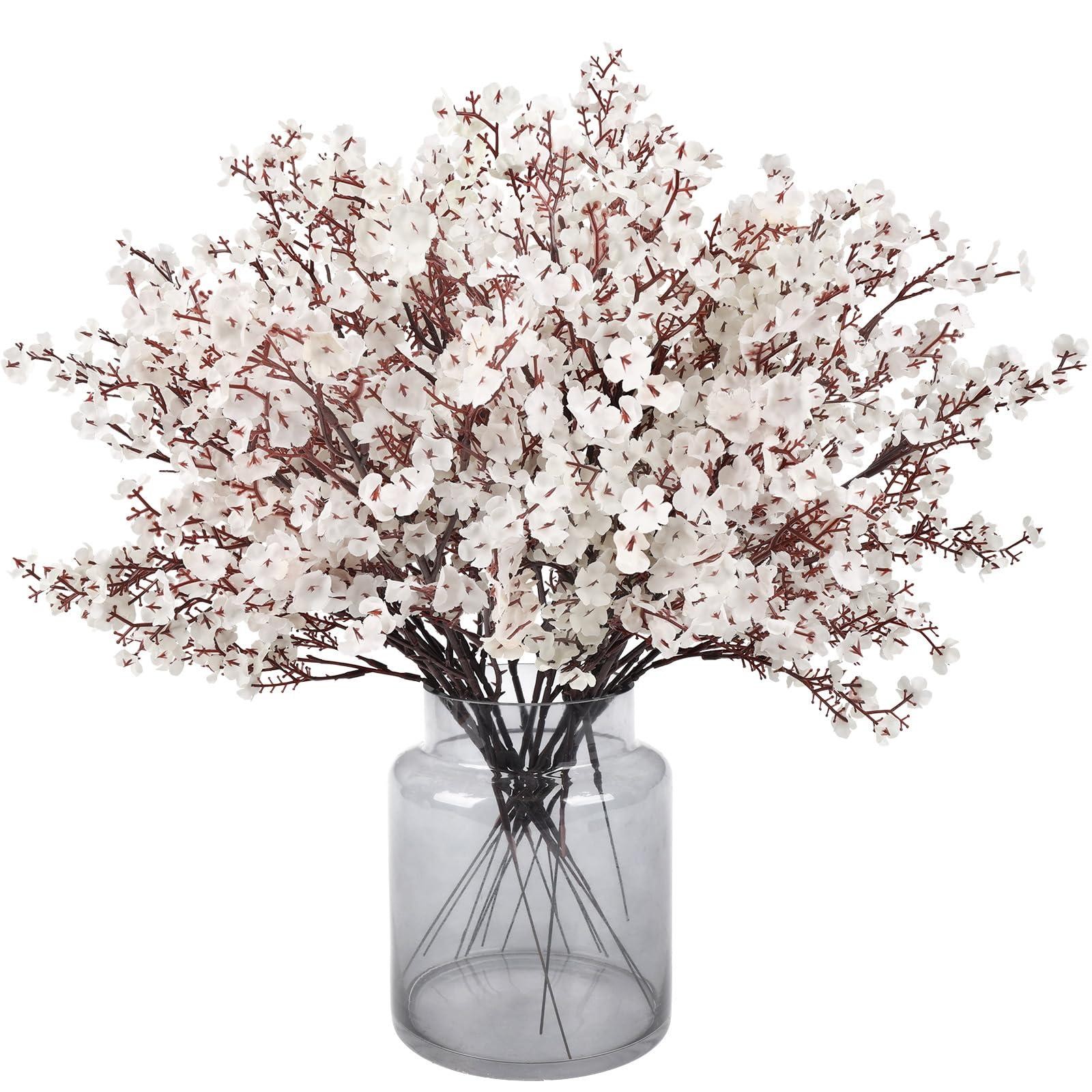 3/5Pcs Artificial Baby Breath Flowers Faux Gypsophila Wedding Home Decor