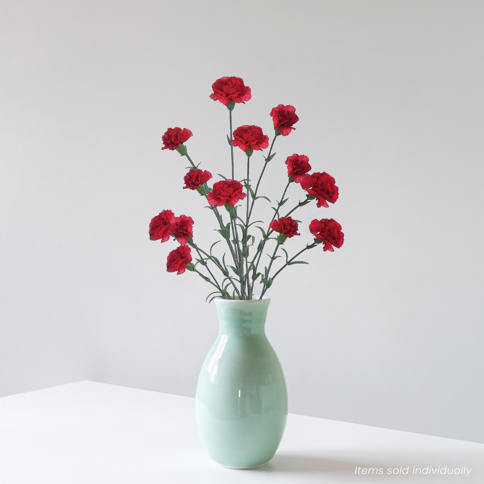 Allstate 27.5″ Crimson Red Mini Carnation Artificial Floral Spray