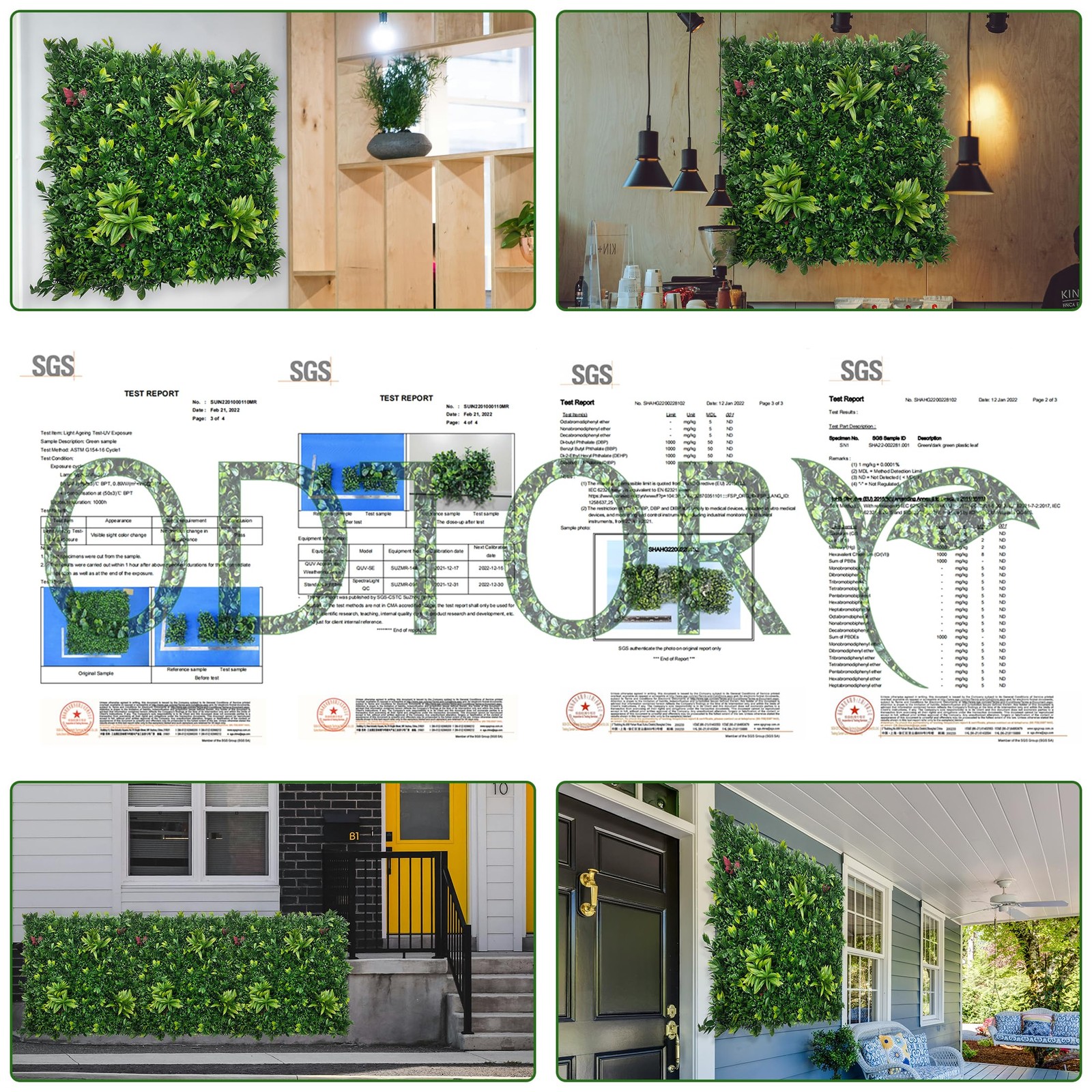 Artificial Boxwood Panels: 54″ x 120″ (45 sqft) Green Decor