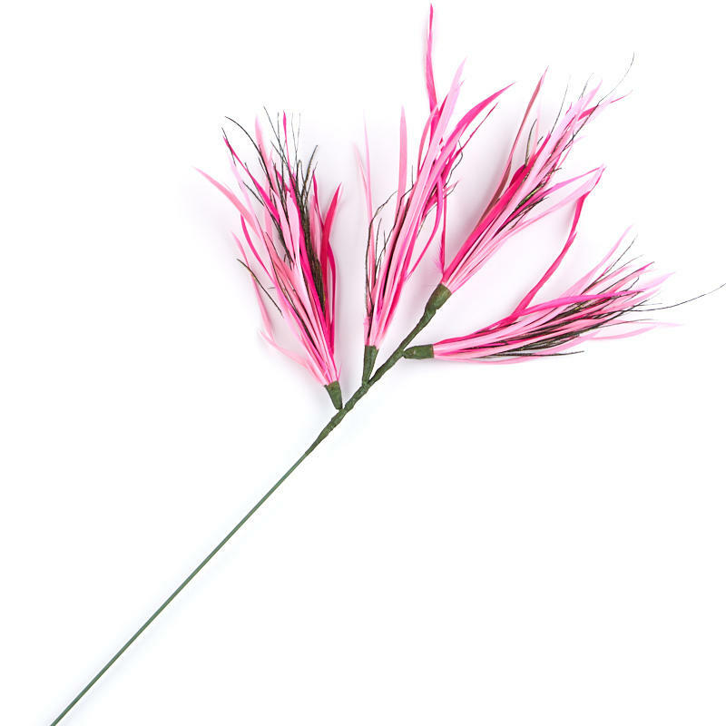 Factory Direct Craft Colorful Pink Feather Accenting Sprays | 2 Sprays