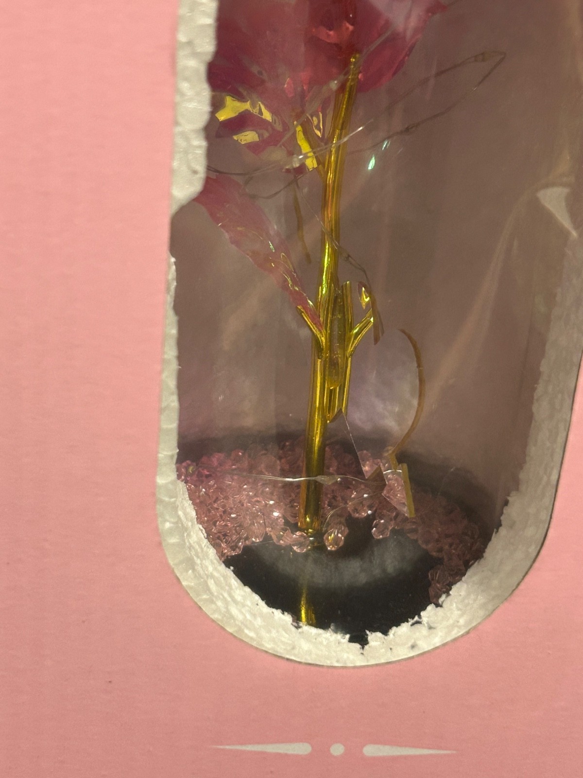 Forever Love LED Light Up Encased Rose