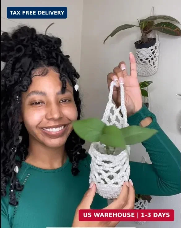 3 Packs Hanging Planters for Indoor Plants up to 4 in., Wall Plant Holder | Plan