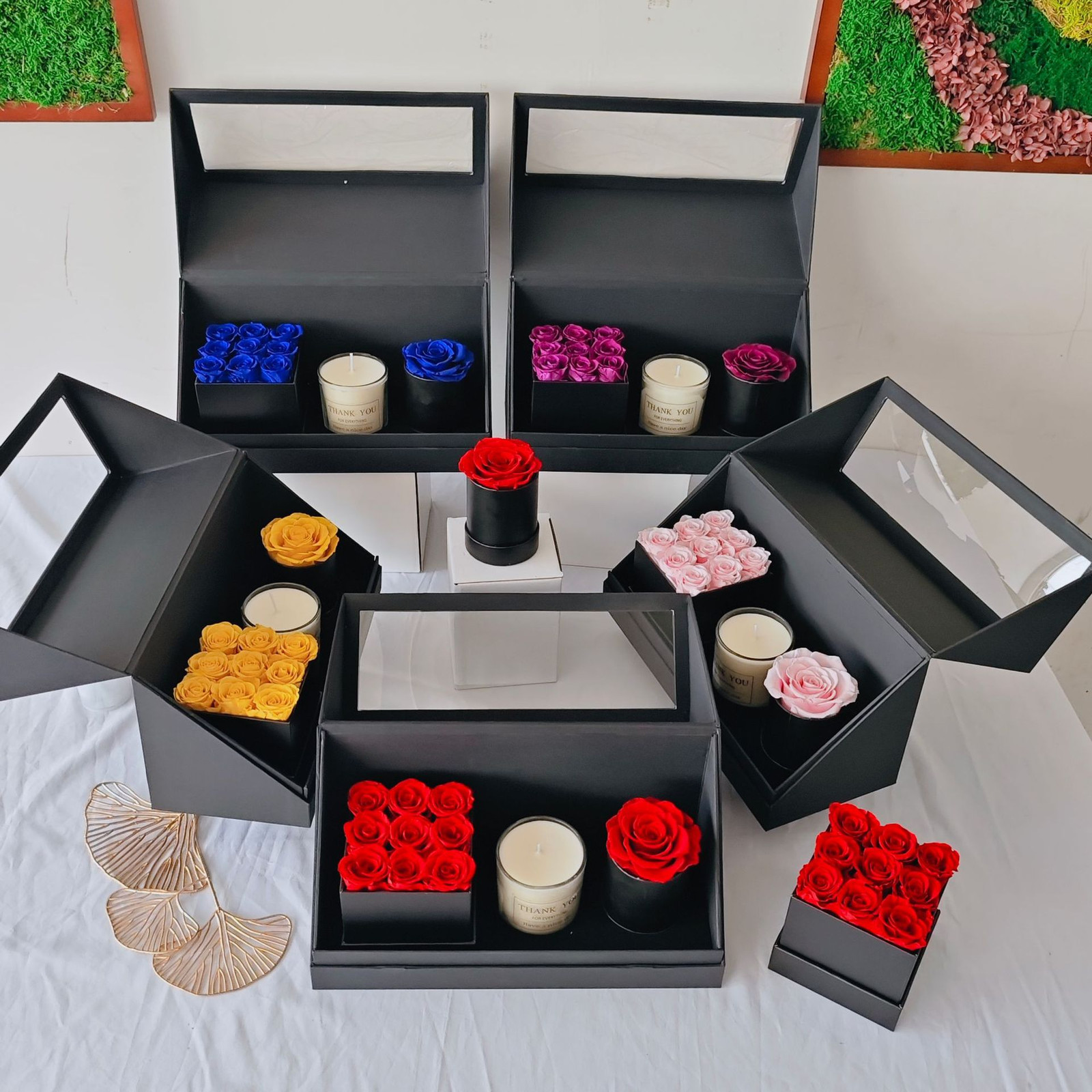 Wholesale Rose Scented Candle Sets for Festive Home Decor