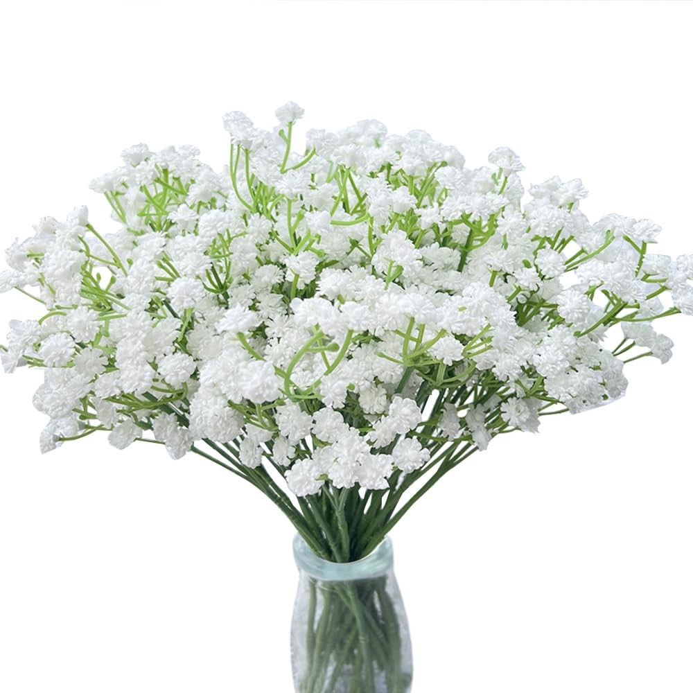 24pcs Artificial Gypsophila Flowers Fake Flowers Real Touch Fake Flowers for …