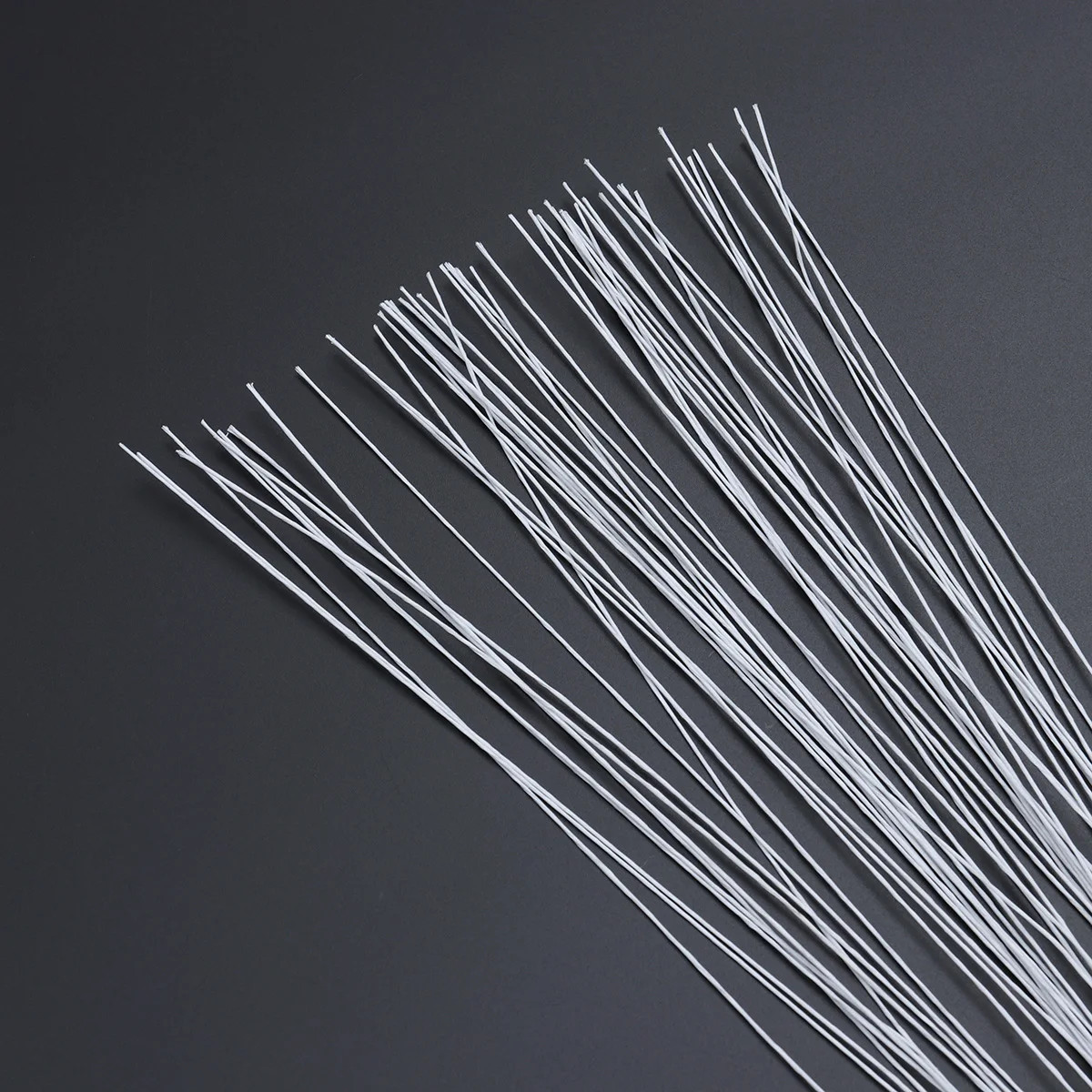 50pcs 24 Gauge White Floral Stem Wire Iron Wire Artificial Flower Arrangement