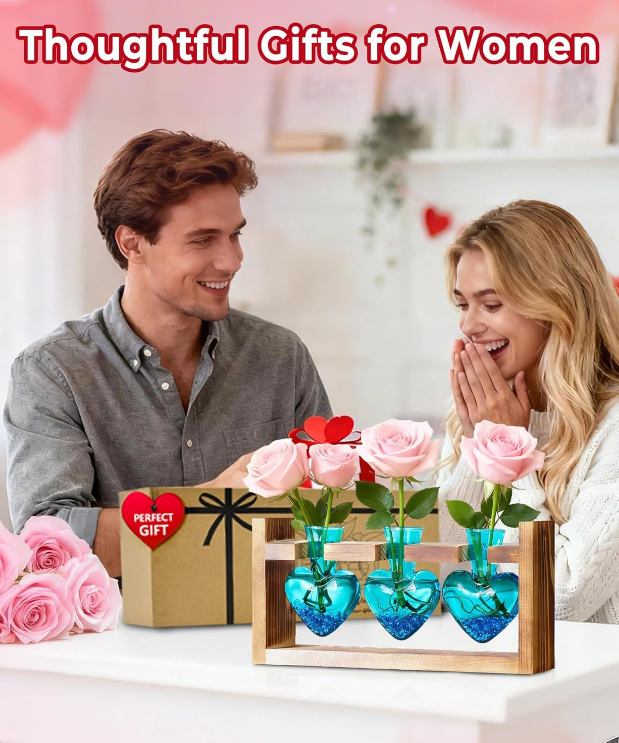 Plant Terrarium Propagation Stations: Valentines Day Gifts for Her Plant Lovers