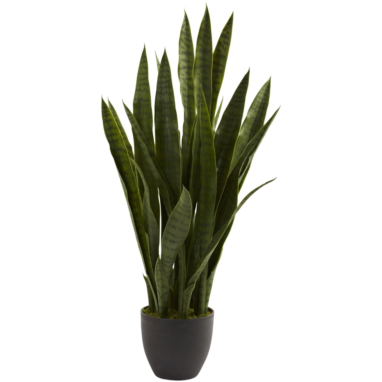 35in Artificial Snake Plant – Faux Greenery for Home Decor