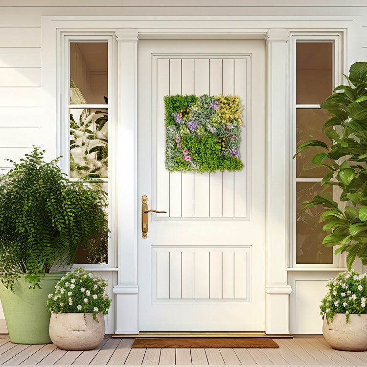 20″x20″ Fake Hanging Plants Artificial Succulents w/10Types of Mixed Faux Plants