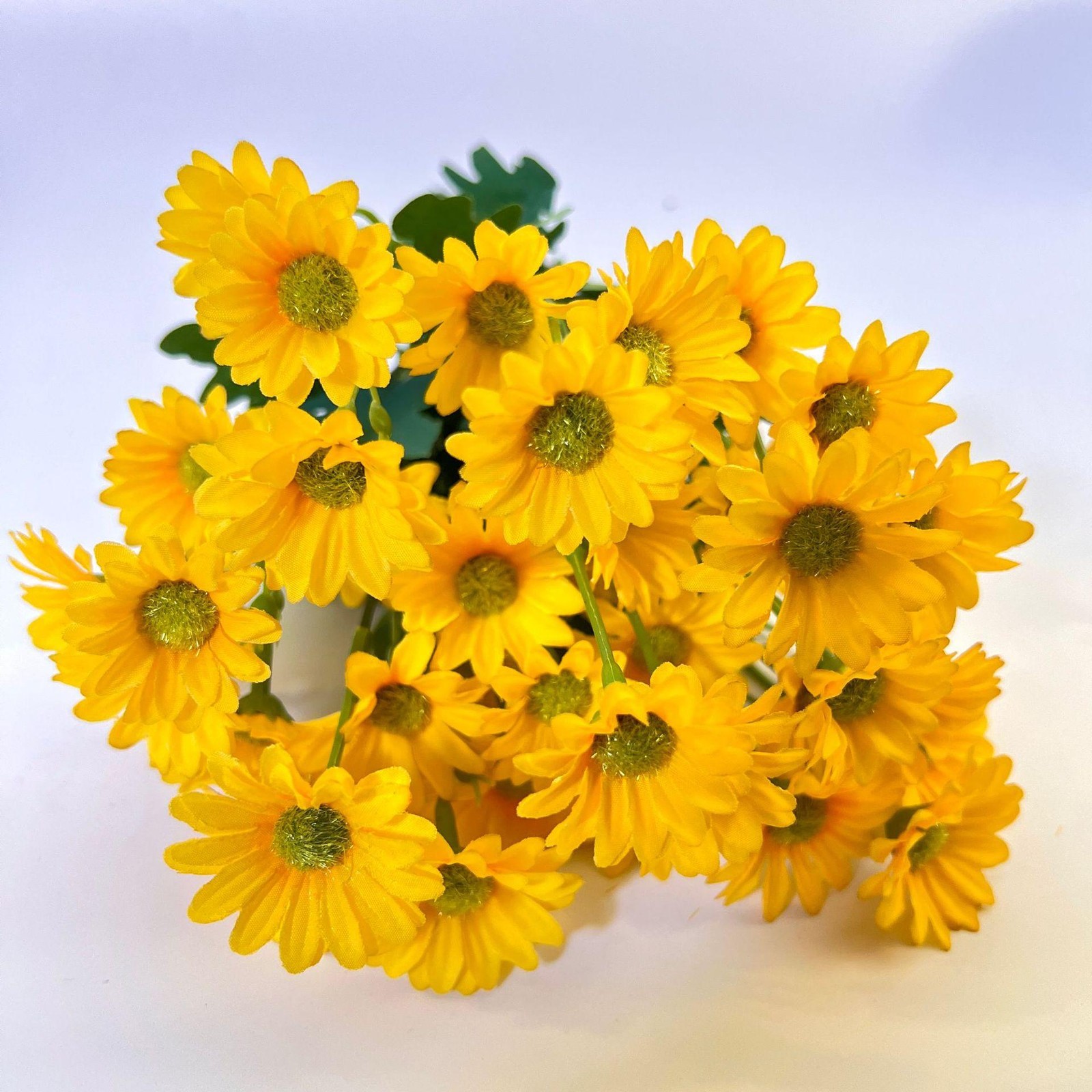 21 Head Sunflower Daisy Bouquet, Chamomile, Artificial Flowers, Wedding Decor