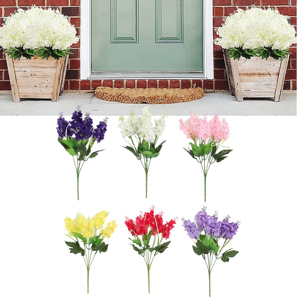 Premium Hyacinth Wisteria Silk Flower Arrangement for Wedding Reception Decor
