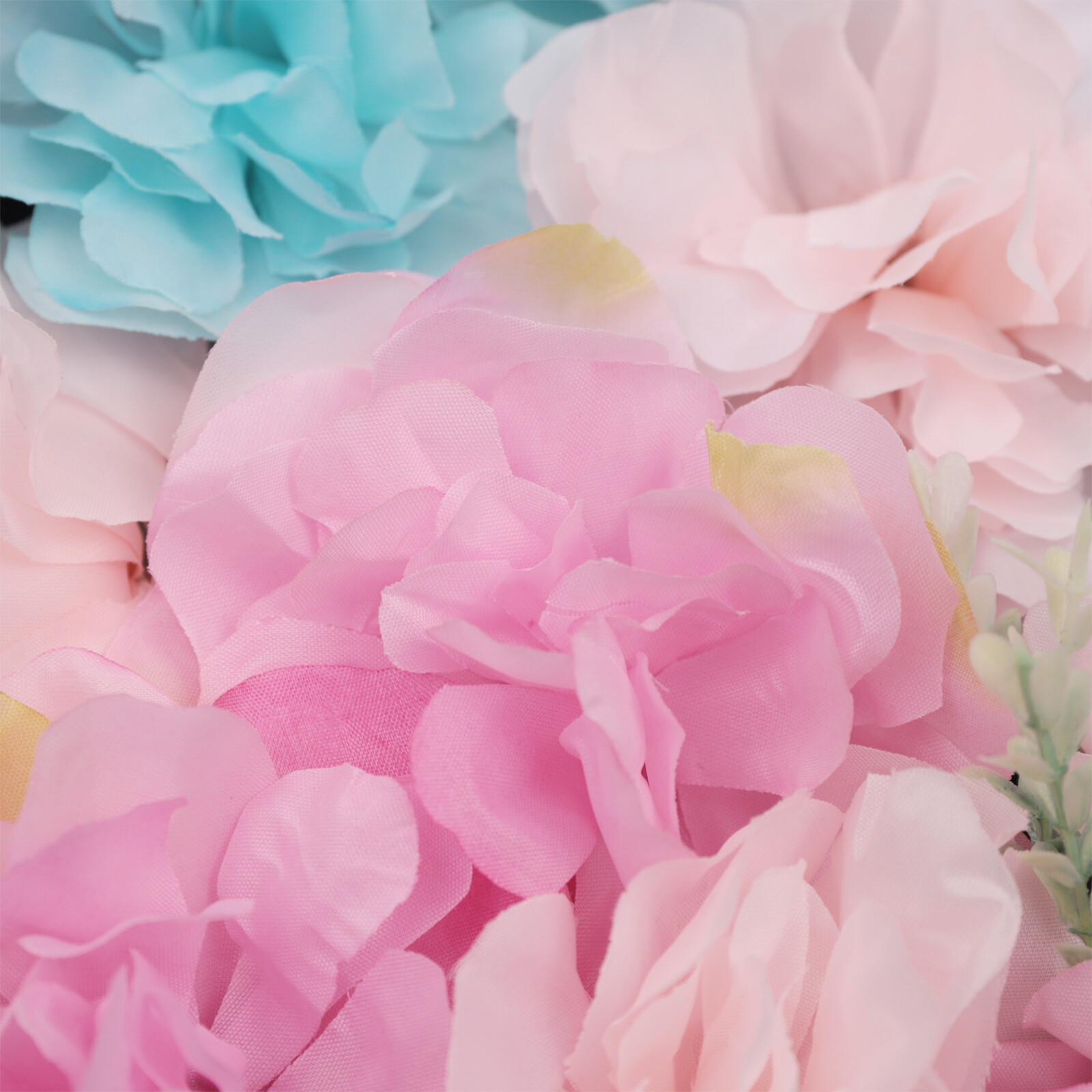 12x Artificial Flower Wall Rose Panel Floral Wedding Backdrop Decoration 60*40cm