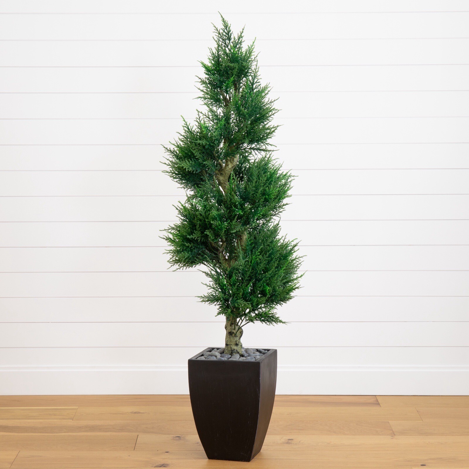 5’ Artificial Cedar Topiary Cypress Spiral Tree UV Indoor/Outdoor. Retail $384
