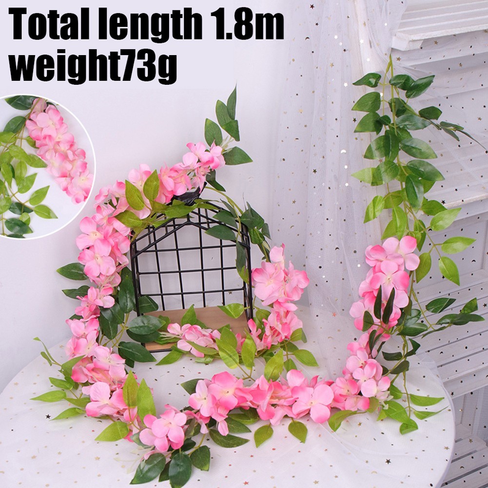 2PCS Lifelike Wisteria Flower Decor for Elegant For Weddings and Homes