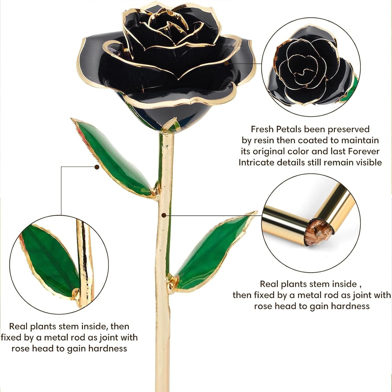 Romantic Infinity Rose Decor for Women