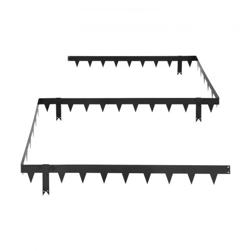 Galvanized Steel Landscape Edging, 10-Pack 40 x 4.5 Inch Metal Edging for Landsc
