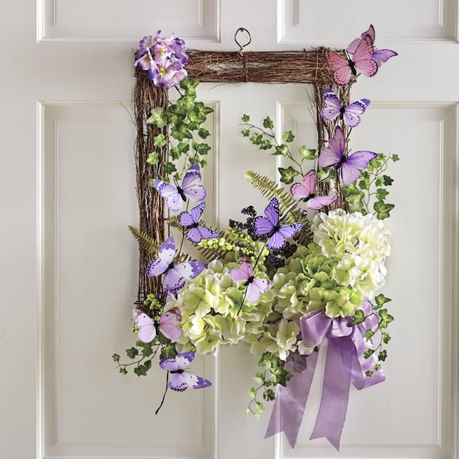 Artificial Butterfly Garland, Fake Butterfly Decorative Vines, DIY 3D Unique …