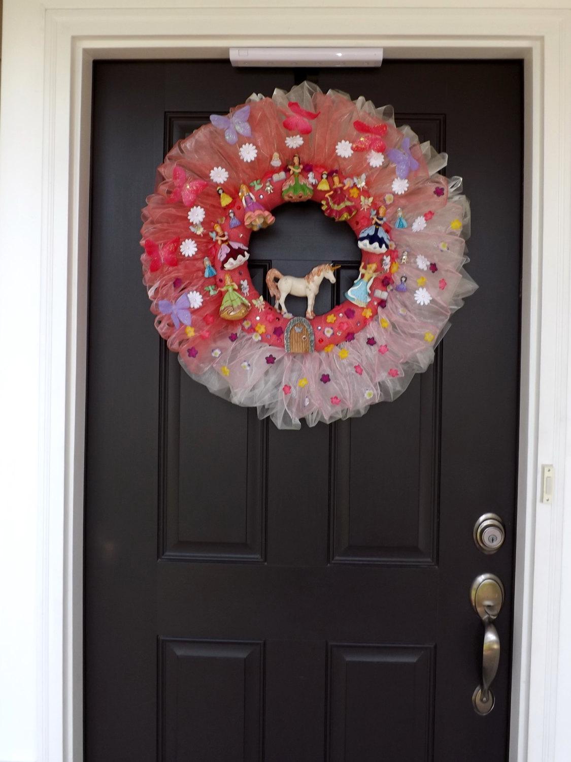 26″ Wonderful Handmade Wreath baby shower girl gift – Fairy tale